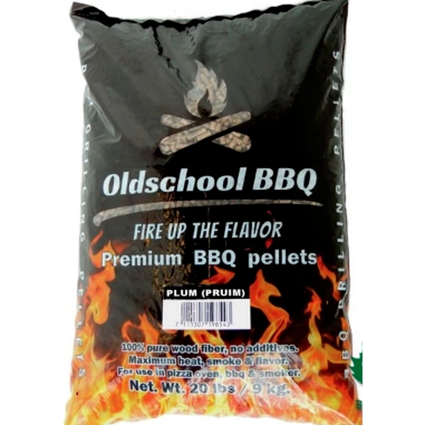 Oldschool BBQ pellets Pruim 9kg