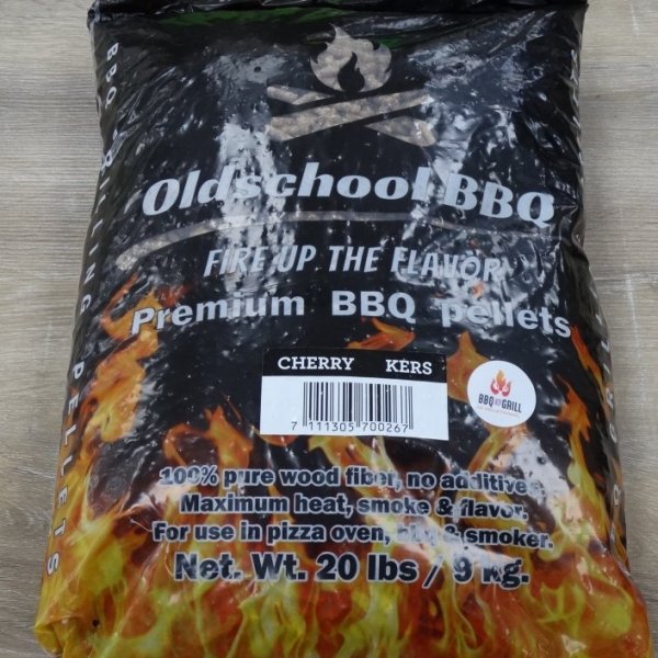 Oldschool bbq pellets kers