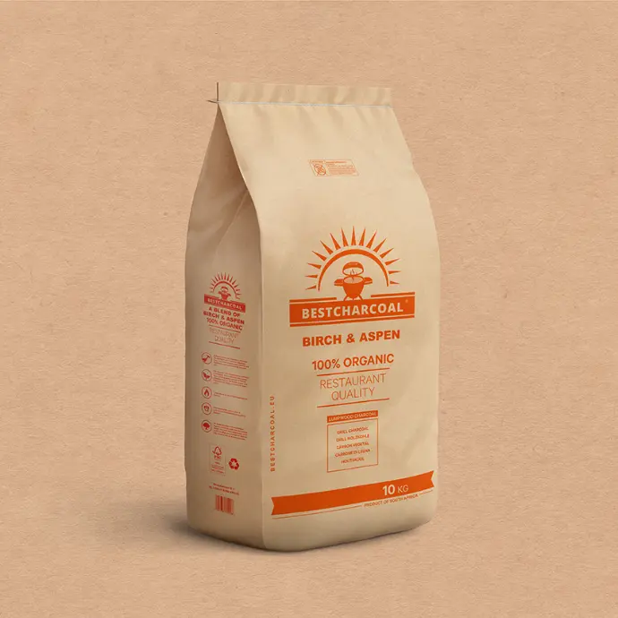 Houtskool birch and aspen 10kg