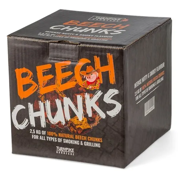 Turnpike BBQ beuk chunks 2.5kg