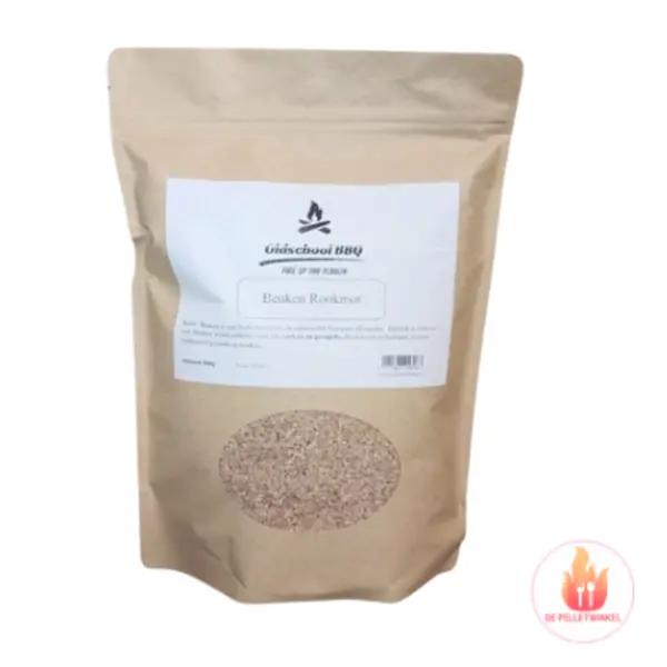 Oldskool BBQ rookmot beuk 500g
