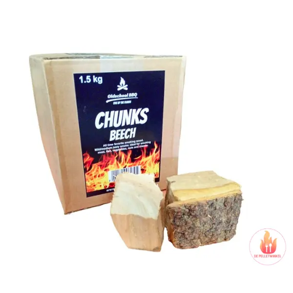 Oldschool Chunks beuken 1.5kg